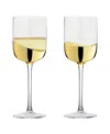 Anton Studio Designs Wave Wine Glasses, Set Of 2 In Gold