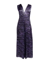 Antonella Rizza Woman Jumpsuit Purple Size S Silk In Purple