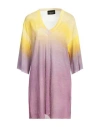 Antonella Rizza Woman Sweater Mauve Size L Linen, Polyamide In Purple