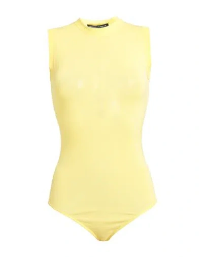 Antonella Rizza Woman Sweater Yellow Size S Viscose