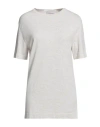 Antonella Rizza Woman T-shirt Beige Size 12 Viscose, Polyamide