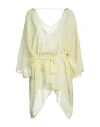 Antonella Rizza Woman Blouse Light Yellow Size Onesize Polyester