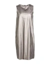Antonella Valsecchi Woman Mini Dress Grey Size S Polyester
