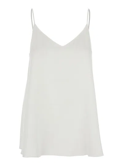 Antonelli Abe Spaghetti Top In White