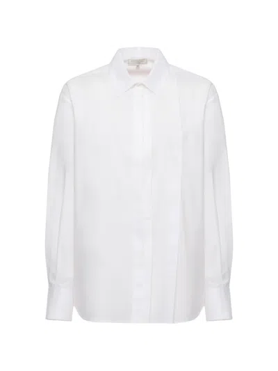 Antonelli Albizia Pleated-detail Shirt In White