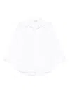 Antonelli Poplin Pleated Tunic In White