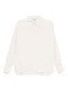 Antonelli Long-sleeved Polo Shirt In White