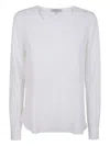 Antonelli Crew-neck Silk T-shirt In White