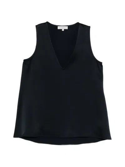 Antonelli Angelica V-neck Blouse In Black