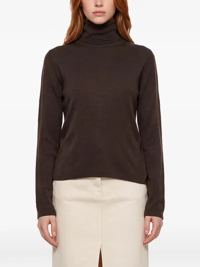Antonelli Baviera Roll-neck Sweater In Brown