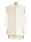 Antonelli Beige Cotton And Silk Shirt