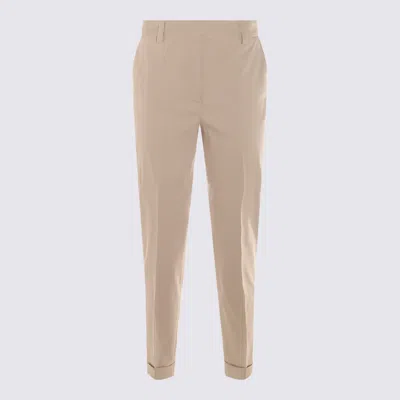 ANTONELLI BEIGE COTTON PANTS