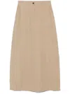 Antonelli Iglesias Maxi Skirt In Neutrals
