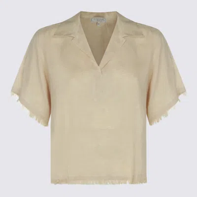 Antonelli Beige Linen Shirt In Neutral