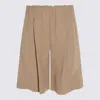 Antonelli Beige Linen Shorts