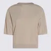 Antonelli Beige Linen T-shirt