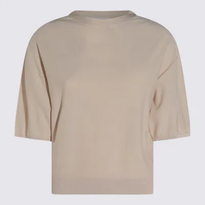Antonelli Beige Linen T-shirt