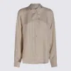 Antonelli Button-down Long-sleeved Shirt In Brown