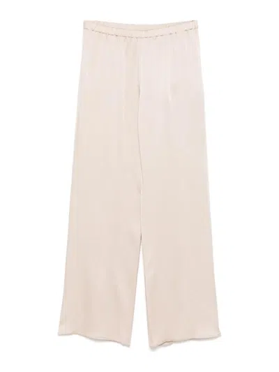 Antonelli Beige  Trousers In Pink