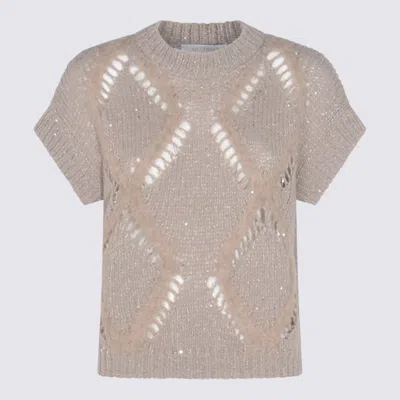 ANTONELLI BEIGE WOOL TARQUINIO KNITWEAR