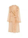 Antonelli Belted Coat In Neutral