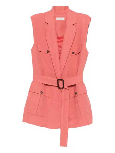 Antonelli Belted Flap-pocket Vest