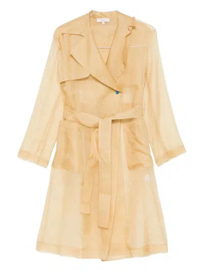 Antonelli Belted Silk Trench Coat