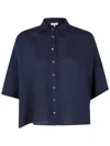 Antonelli Button-up Blouse In Blue