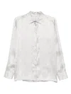Antonelli Bitter Silk Shirt In Neutral