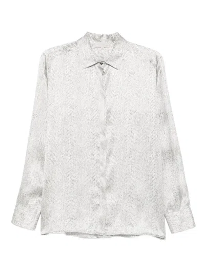 Antonelli Bitter Silk Shirt In Neutral