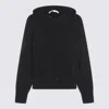 Antonelli Hooded Knitted Sweater In Black