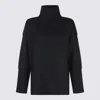 Antonelli Turtleneck Long Sleeve Sweater In Black