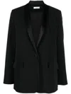 Antonelli Shawl-lapel Single-breasted Blazer In Nero