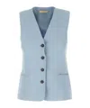 Antonelli Blended Vest In Blue