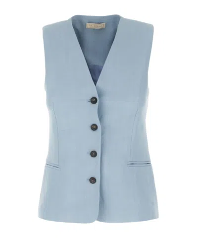 Antonelli Blended Vest In Blue