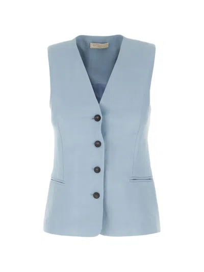 Antonelli ボタン トップ In Blue