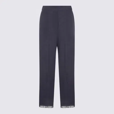 Antonelli Blue Linen Pants