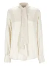 Antonelli Firenze Tie-neck Blouse In White