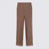 Shop Antonelli Brown Linen Pants