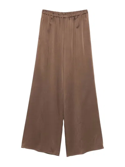 Antonelli Brown Wide-leg Trousers