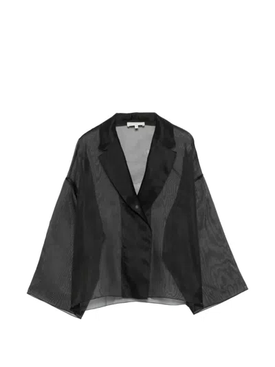 Antonelli 버튼 프런트 재킷 In Black