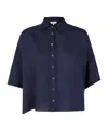 Antonelli Button-up Blouse In Blue
