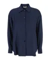 Antonelli Button-up Long Sleeve Shirt In Blue