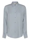 Antonelli Button-down Long-sleeved Shirt In Gray
