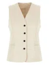Antonelli Buttoned Vest In Neutral