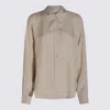 Antonelli Button-down Long-sleeved Shirt In Brown