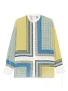 Antonelli Silk Shirts In Yellow