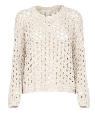 Antonelli Campanellino Sweater In Neutral