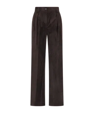 Antonelli Casual Trousers With Belt Loops In Brown