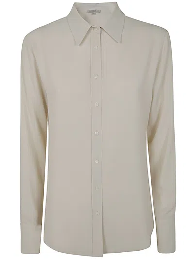 Antonelli Cesar Silk Shirt In Light Beige